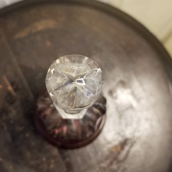 Beautiful Vintage Cut Ruby Glass Crystal Bell - Picture 7 of 10